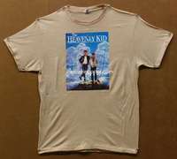 d013 HEAVENLY KID L tan Special Promotional Movie T-Shirt '85 Lewis Smith, Gedrick