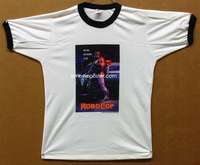 d022 ROBOCOP M white Special Promotional Movie T-Shirt '87 Paul Verhoeven