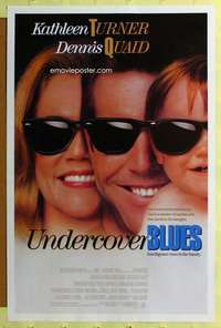 d463 UNDERCOVER BLUES DS 27x41 one-sheet movie poster '93 Turner, Dennis Quaid