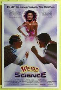 d479 WEIRD SCIENCE 27x41 one-sheet movie poster '85 sexy Kelly LeBrock!