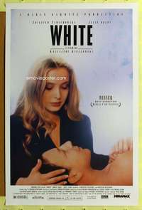 d482 WHITE 27x41 one-sheet movie poster '94 Krzysztof Kieslowski, Zamachowski