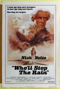 d486 WHO'LL STOP THE RAIN 27x41 one-sheet movie poster '78 Nick Nolte, Weld