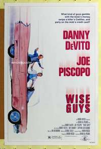 d492 WISE GUYS 27x41 one-sheet movie poster '86 Danny DeVito, Joe Piscopo