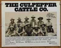 f145 CULPEPPER CATTLE CO half-sheet movie poster '72 Gary Grimes, western!