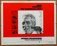 f175 DROWNING POOL half-sheet movie poster '75 Paul Newman, Joanne Woodward