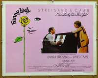 f210 FUNNY LADY style A half-sheet movie poster '75 Barbra Streisand, Caan