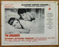 f225 GRADUATE half-sheet movie poster R72 Dustin Hoffman, Anne Bancroft