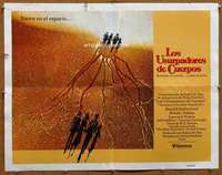 f264 INVASION OF THE BODY SNATCHERS Spanish/U.S. half-sheet movie poster '78