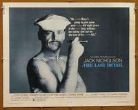 f291 LAST DETAIL half-sheet movie poster '73 Jack Nicholson, Randy Quaid