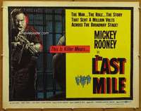 f292 LAST MILE style A half-sheet movie poster '59 Mickey Rooney