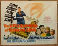 f307 LITTLE SHEPHERD OF KINGDOM COME half-sheet movie poster '60 Rodgers