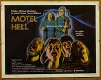 f345 MOTEL HELL half-sheet movie poster '80 Rory Calhoun, classic tagline!