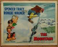 f346 MOUNTAIN half-sheet movie poster '56 Spencer Tracy, Robert Wagner