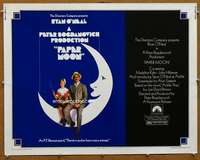 f387 PAPER MOON half-sheet movie poster '73 Tatum & Ryan O'Neal!