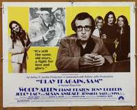 f405 PLAY IT AGAIN SAM half-sheet movie poster '72 Woody Allen, Keaton