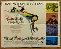 f489 THOSE DARING YOUNG MEN IN THEIR JAUNTY JALOPIES half-sheet movie poster ----