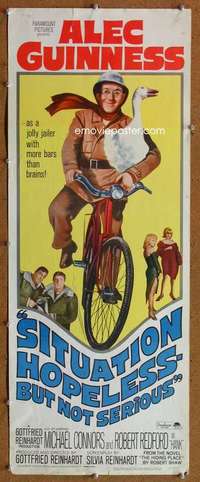 f874 SITUATION HOPELESS-BUT NOT SERIOUS insert movie poster '65 Guinness