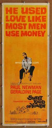 f903 SWEET BIRD OF YOUTH insert movie poster '62 Paul Newman, Page