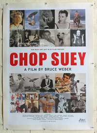 g304 CHOP SUEY linen one-sheet movie poster '00 Bruce Weber, bizarre!