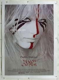 g307 CLAN OF THE CAVE BEAR linen one-sheet movie poster '86 fantastic image!