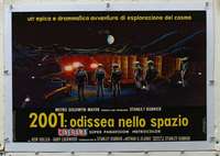 g118 2001 A SPACE ODYSSEY #1 linen Italian photobusta movie poster '68