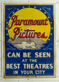g436 PARAMOUNT PICTURES linen one-sheet movie poster '15 classic logo!
