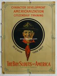 g016 BOY SCOUTS OF AMERICA linen special 18x24 poster c30s cool!