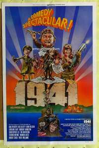 h795 1941 style F one-sheet movie poster '79 Spielberg, Belushi, Green art!