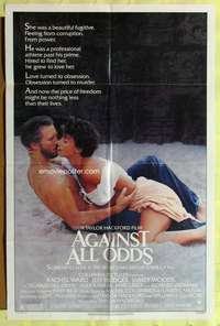 h769 AGAINST ALL ODDS one-sheet movie poster '84 Jeff Bridges, Ward