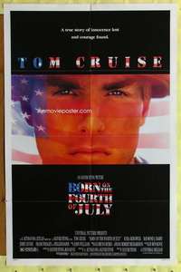 h727 BORN ON THE FOURTH OF JULY one-sheet movie poster '89 Tom Cruise