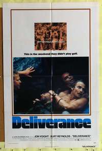 h644 DELIVERANCE one-sheet movie poster '72 Jon Voight, Burt Reynolds