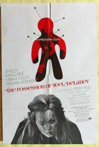h266 POSSESSION OF JOEL DELANEY English one-sheet movie poster '72 voodoo!