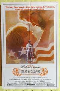 h495 HEAVEN'S GATE one-sheet movie poster '81 Kris Kristofferson, Cimino