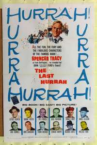 h400 LAST HURRAH one-sheet movie poster '58 John Ford, Spencer Tracy