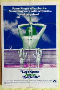 h386 LET'S SCARE JESSICA TO DEATH one-sheet movie poster '71 horror!