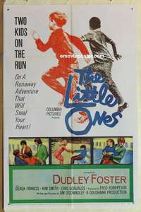 h375 LITTLE ONES one-sheet movie poster '65 two kids on the run!