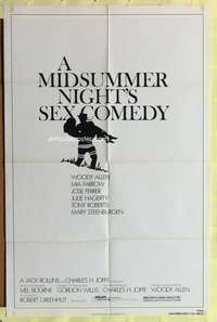 h330 MIDSUMMER NIGHT'S SEX COMEDY one-sheet movie poster '82 Woody Allen