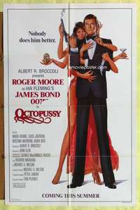 h304 OCTOPUSSY advance 1sj '83 Roger Moore as James Bond!