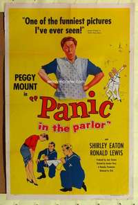 h292 PANIC IN THE PARLOR one-sheet movie poster '56 Shirley Eaton