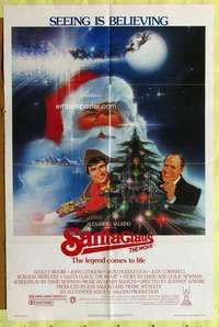 h211 SANTA CLAUS THE MOVIE one-sheet movie poster '85 Dudley Moore, Lithgow