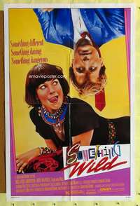 h164 SOMETHING WILD one-sheet movie poster '86 Melanie Griffith, Daniels