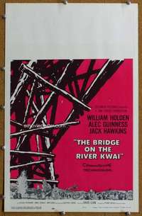 j069 BRIDGE ON THE RIVER KWAI movie window card '58 pre-Awards style!