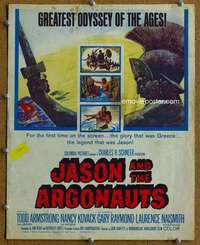 j143 JASON & THE ARGONAUTS movie window card '63 Ray Harryhausen