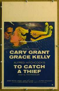 j224 TO CATCH A THIEF movie window card '55 Kelly, Grant, Hitchcock