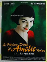 k054 AMELIE French one-panel movie poster '01 Tautou, Jean-Pierre Jeunet