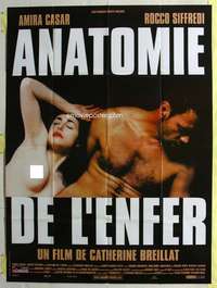k055 ANATOMY OF HELL French one-panel movie poster '04 sexy Amira Casar!
