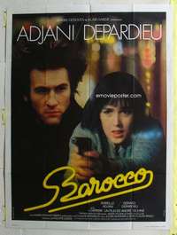 k060 BAROCCO French one-panel movie poster '76 Gerard Depardieu, Adjani