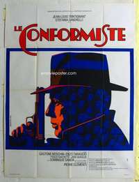 k076 CONFORMIST French one-panel movie poster '71 Bernardo Bertolucci