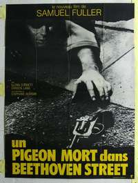 k078 DEAD PIGEON ON BEETHOVEN STREET French one-panel movie poster '74