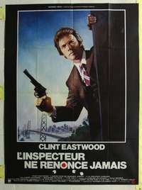 k085 ENFORCER French one-panel movie poster '77 Eastwood as Dirty Harry!